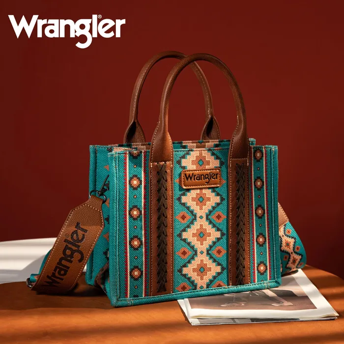 MONTANA WEST Earrings WRANGLER SOUTHWESTERN TURQUOISE MINI CROSSBODY TOTE