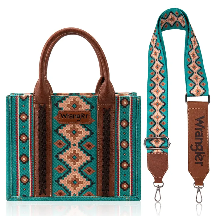 MONTANA WEST Earrings WRANGLER SOUTHWESTERN TURQUOISE MINI CROSSBODY TOTE
