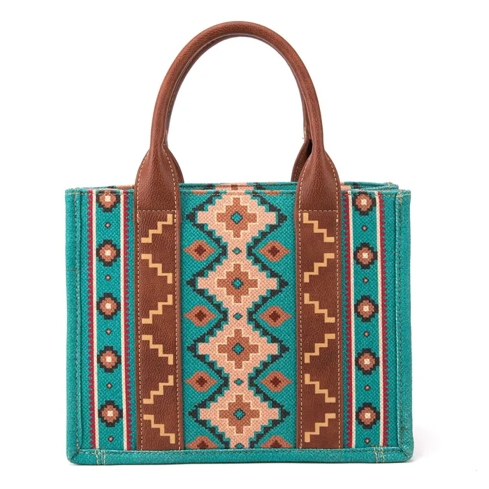 MONTANA WEST Earrings WRANGLER SOUTHWESTERN TURQUOISE MINI CROSSBODY TOTE