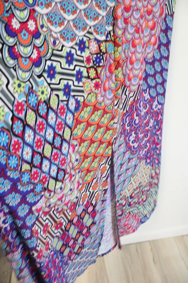 MSK Colorful Floral Maxi Dress S MSK Rings