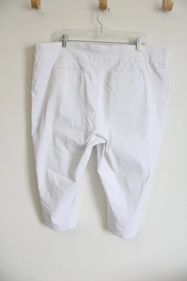 Napa Valley White Capri Pants 24W Napa Valley Rings