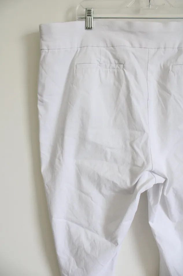 Napa Valley White Capri Pants 24W Napa Valley Rings