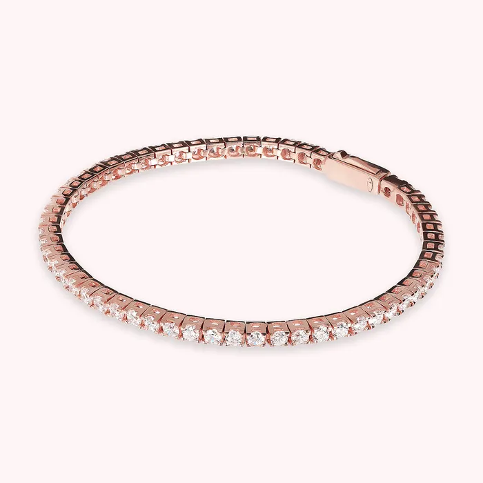 Necklaces Bronzallure Bracciale Tennis con Cubic Zirconia