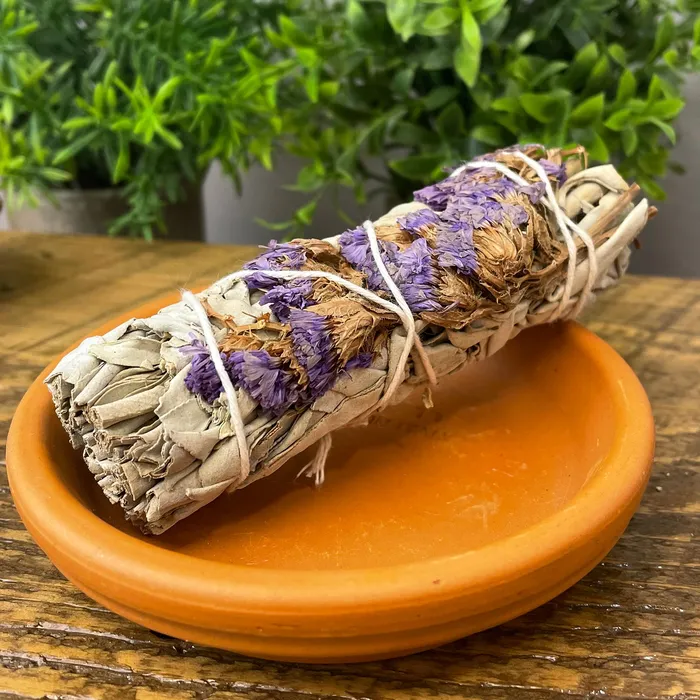 Necklaces DharmaCrafts White Sage with Flowers