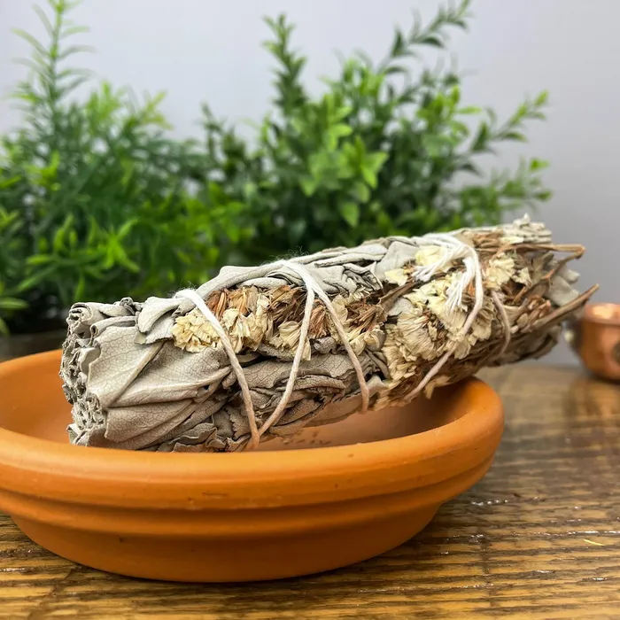 Necklaces DharmaCrafts White Sage with Flowers