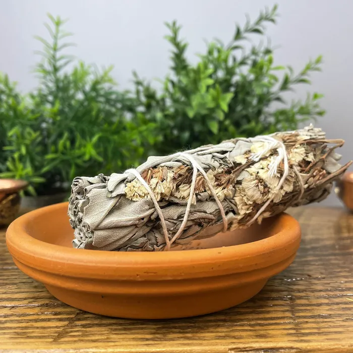 Necklaces DharmaCrafts White Sage with Flowers