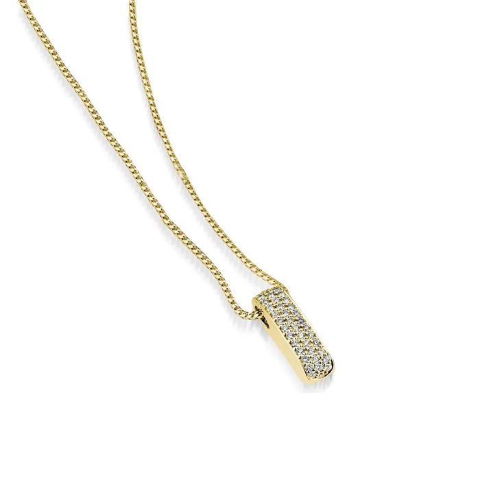 Necklaces John Atencio Essence Pave Diamond Pendant Necklace