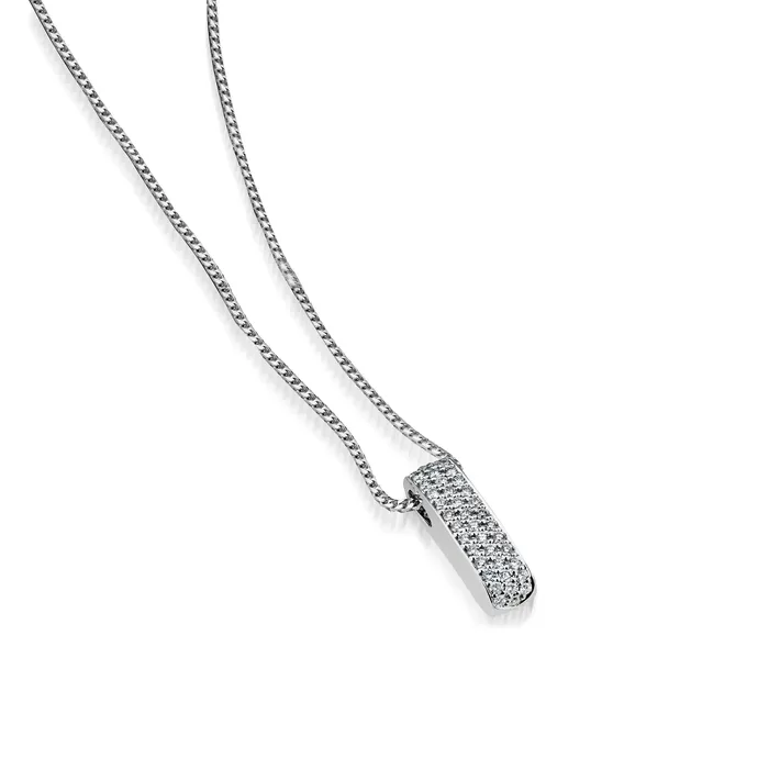 Necklaces John Atencio Essence Pave Diamond Pendant Necklace