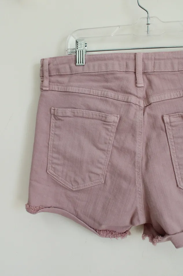 Necklaces JustUSA Dusty Light Pink Denim Shorts 30 JustUSA