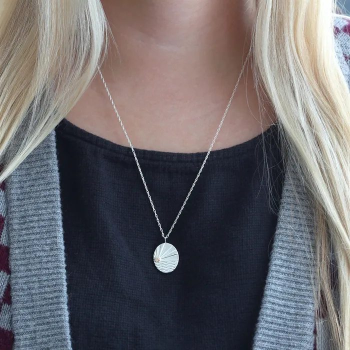Necklaces Kris Nations Ray of Sunshine Charm Necklace