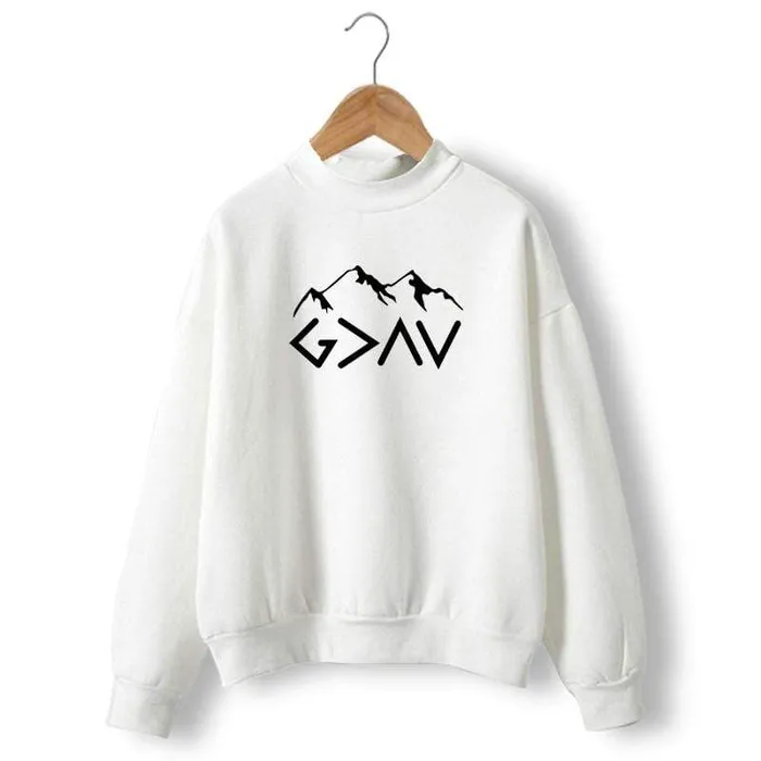 Necklaces Lords Guidance Christian Sweatshirtbr Highs And Lows Mountains