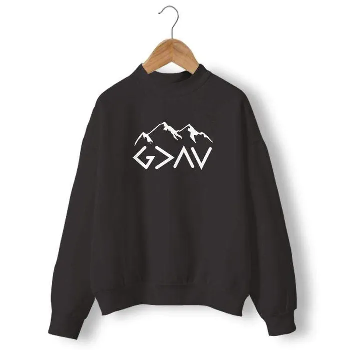 Necklaces Lords Guidance Christian Sweatshirtbr Highs And Lows Mountains