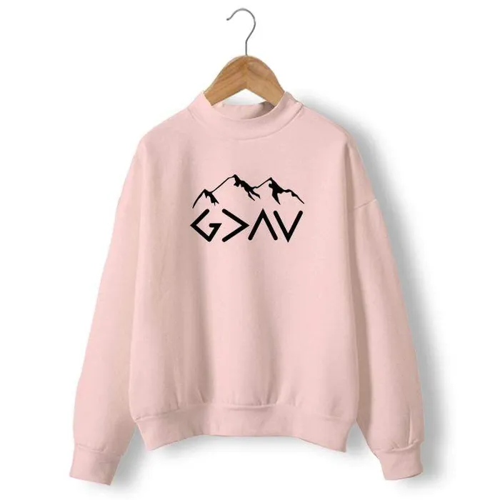 Necklaces Lords Guidance Christian Sweatshirtbr Highs And Lows Mountains