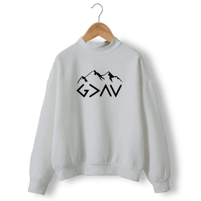 Necklaces Lords Guidance Christian Sweatshirtbr Highs And Lows Mountains