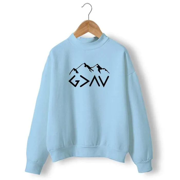 Necklaces Lords Guidance Christian Sweatshirtbr Highs And Lows Mountains