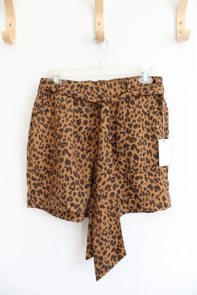 Necklaces NEW A New Day Leopard Print Loose Shorts M A New Day