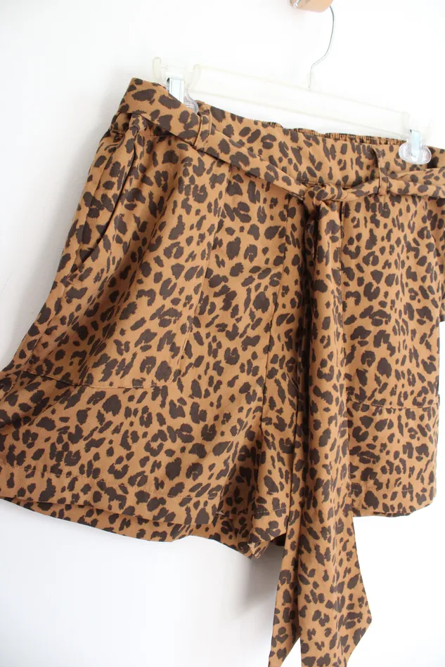 Necklaces NEW A New Day Leopard Print Loose Shorts M A New Day