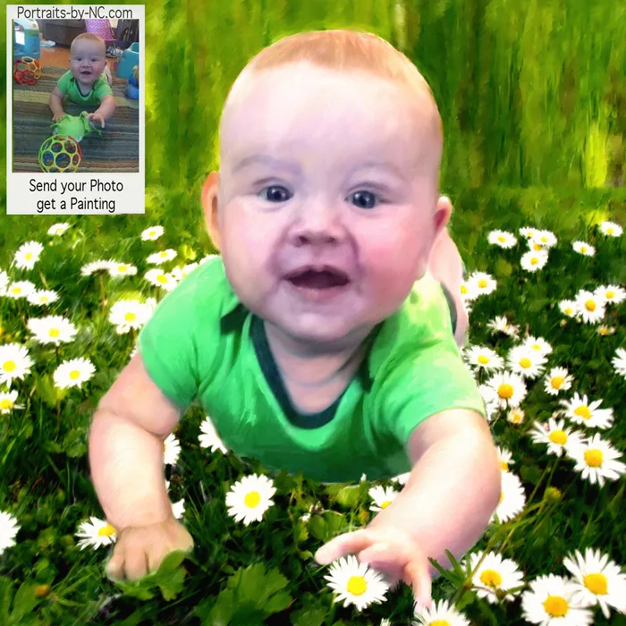 Necklaces Portraits by NC Baby Boy Custom Painted Child Portrait Baby Portrait from Photo Necklaces Portraits by NC Baby Boy Custom Painted Child Portrait Baby Portrait from Photo
