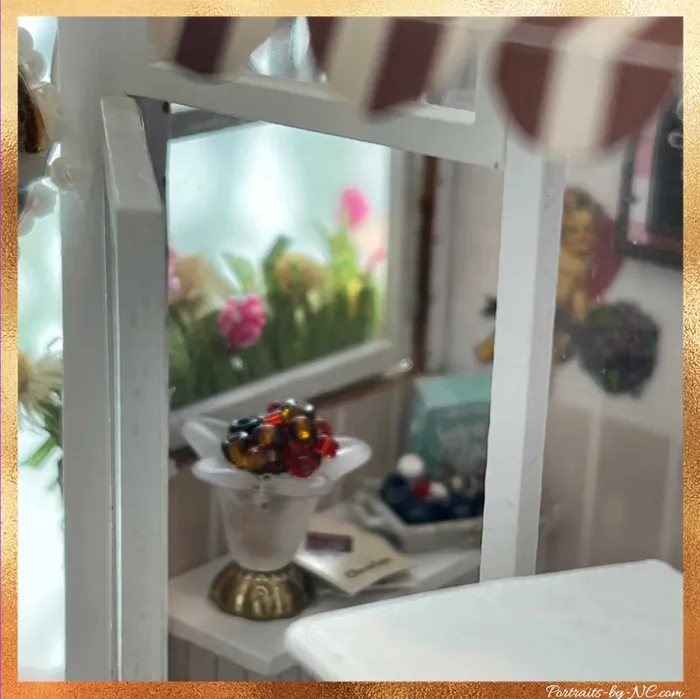 Necklaces Portraits by NC The Chocolatier Miniature Diorama with Dust Cover