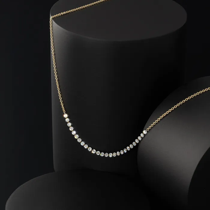 Necklaces RACHEL LYNN CHICAGO 14 Karat Yellow Gold Aspen Air 250 Diamond Necklace