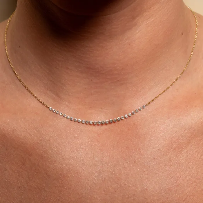 Necklaces RACHEL LYNN CHICAGO 14 Karat Yellow Gold Aspen Air 250 Diamond Necklace
