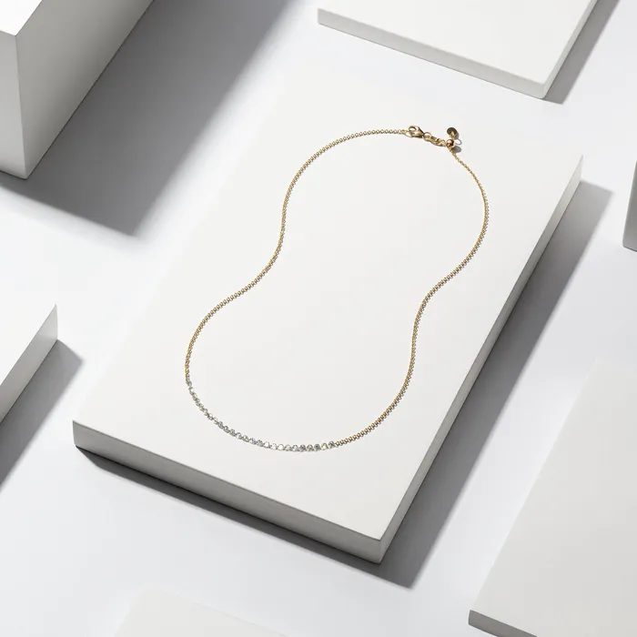Necklaces RACHEL LYNN CHICAGO 14 Karat Yellow Gold Aspen Air 250 Diamond Necklace