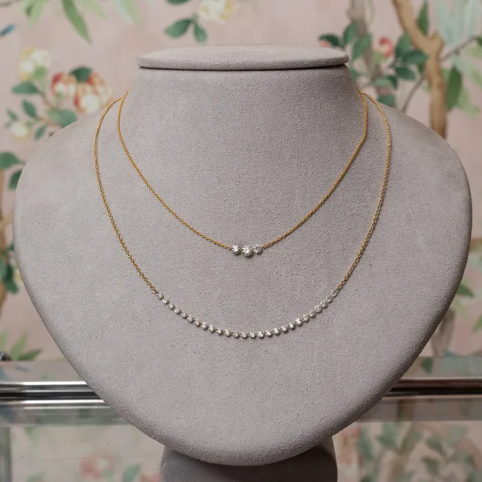 Necklaces RACHEL LYNN CHICAGO 14 Karat Yellow Gold Aspen Air 250 Diamond Necklace