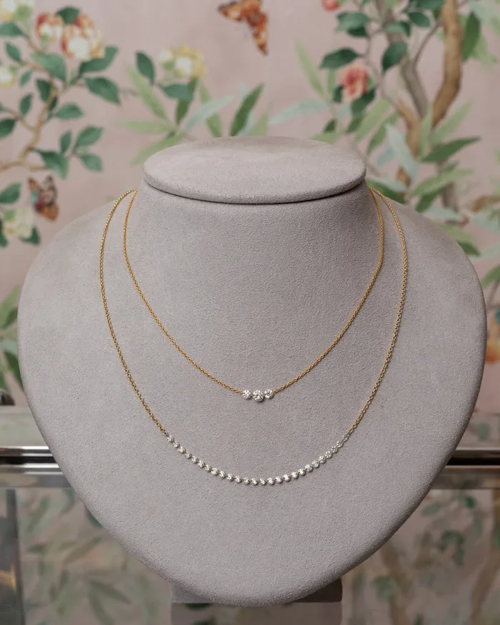 Necklaces RACHEL LYNN CHICAGO 14 Karat Yellow Gold Aspen Air 250 Diamond Necklace