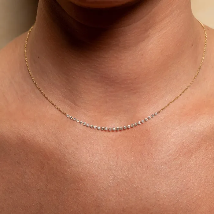 Necklaces RACHEL LYNN CHICAGO 14 Karat Yellow Gold Aspen Air 250 Diamond Necklace
