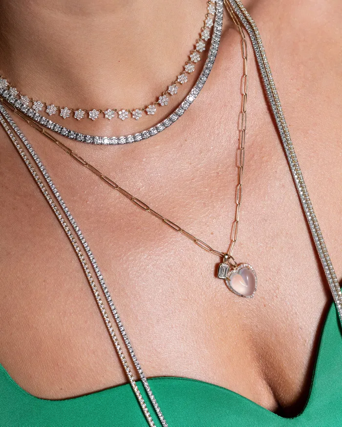 Necklaces RACHEL LYNN CHICAGO 14 Karat Yellow Gold Solid Itsy Paperclip Chain
