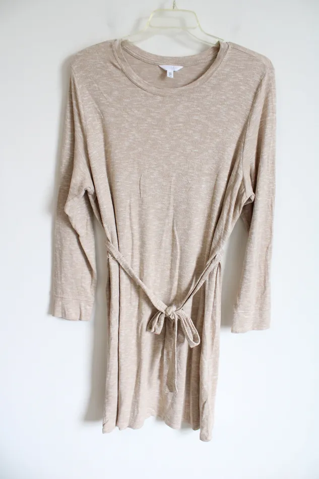 Necklaces Time And Tru Time And Tru Tan Knit Belted Dress XXL 20