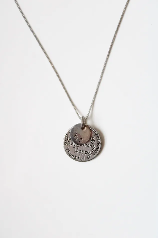 NEW LA Rocks Be Kind True Brave Strong Charm Pendant Necklace LA Rocks Necklaces NEW LA Rocks Be Kind True Brave Strong Charm Pendant Necklace LA Rocks Necklaces
