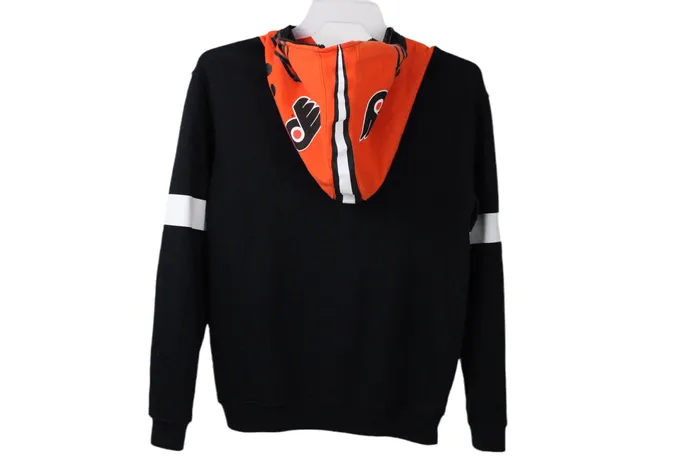 NHL NHL Philadelphia Flyers 00 Black Hoodie 18 Rings