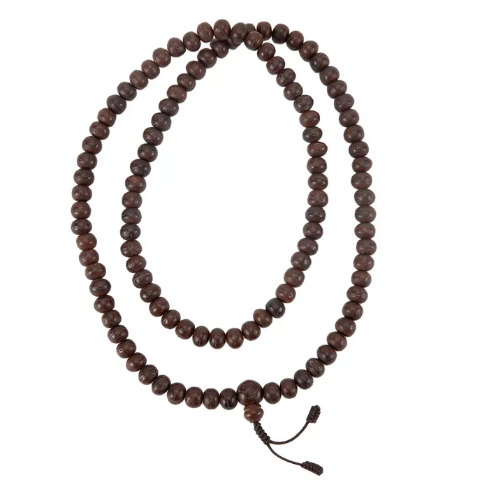 Nirvana Mala Earrings Dark Bodhi Seed Mala