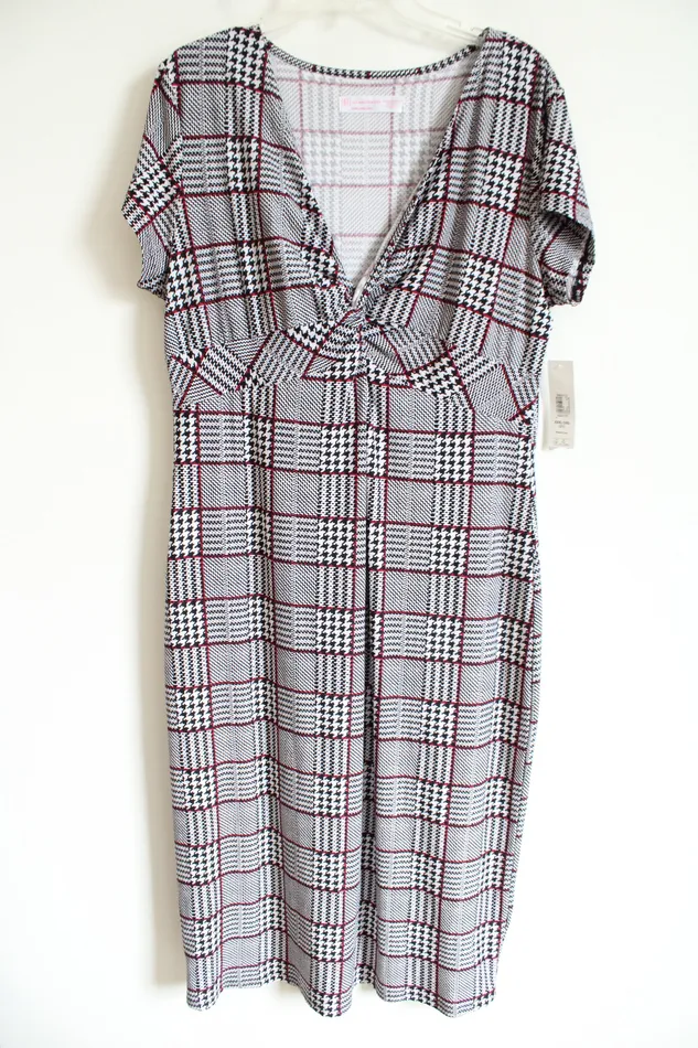 No Boundaries Rings NEW No Boundaries Black Houndstooth Dress XXXL 21