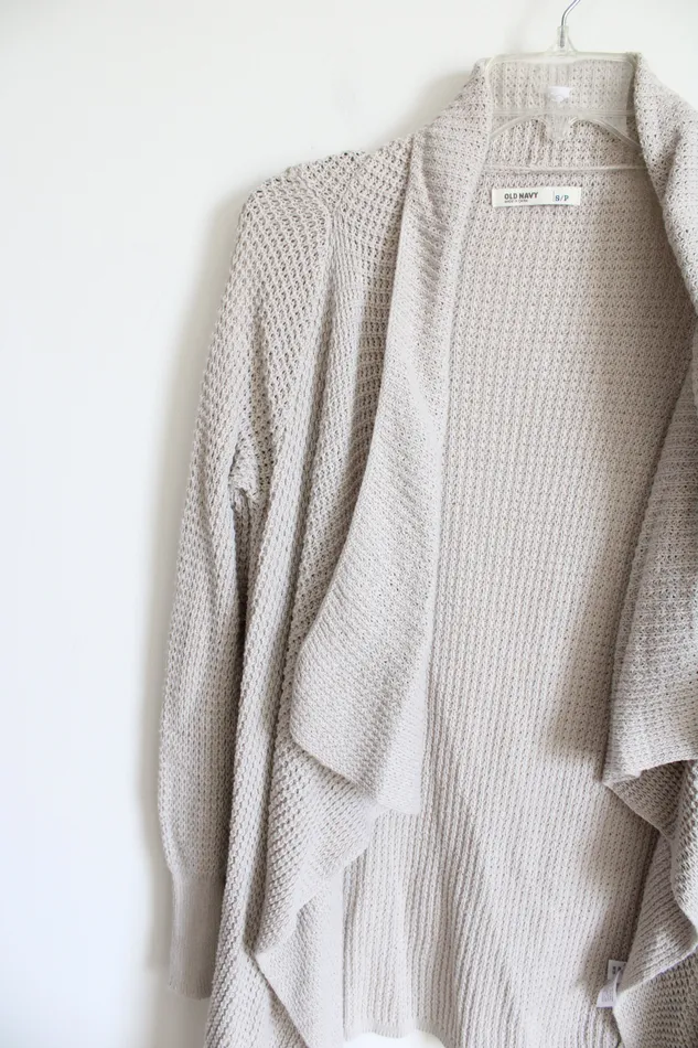Old Navy Earrings Old Navy Beige Knit Cardigan S