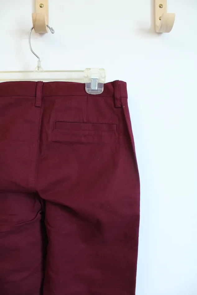 Old Navy NEW Old Navy BuiltIn Flex Straight Red Pants Youth 10 Earrings