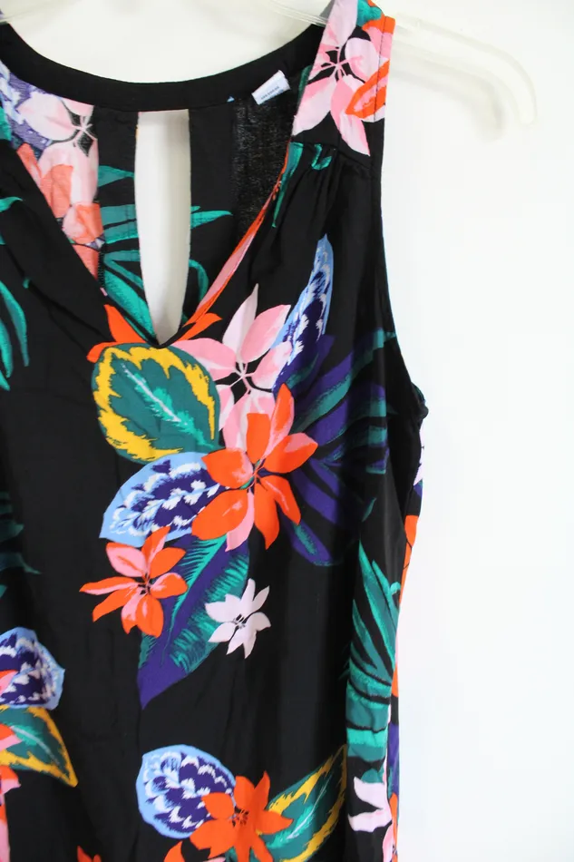 Old Navy Rings Old Navy Black Tropical Tank S