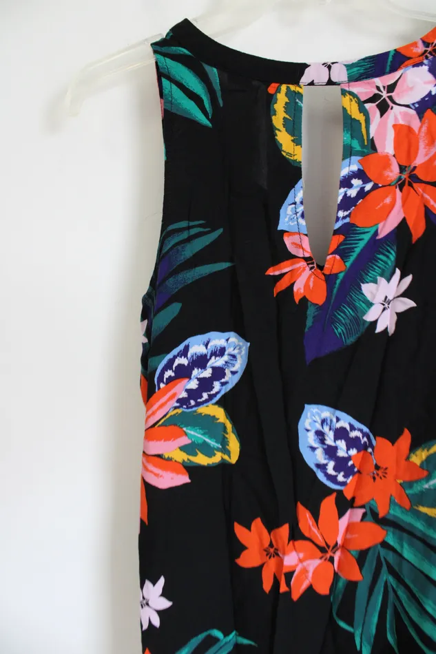 Old Navy Rings Old Navy Black Tropical Tank S