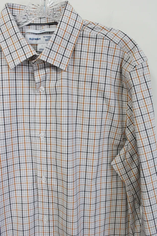 Old Navy The Signature Fit Slim Fit The Signature Shirt L Old Navy Earrings