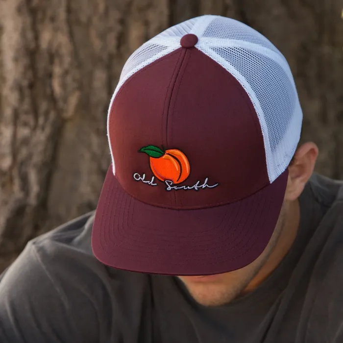 Old South Apparel Earrings Peach Trucker Hat