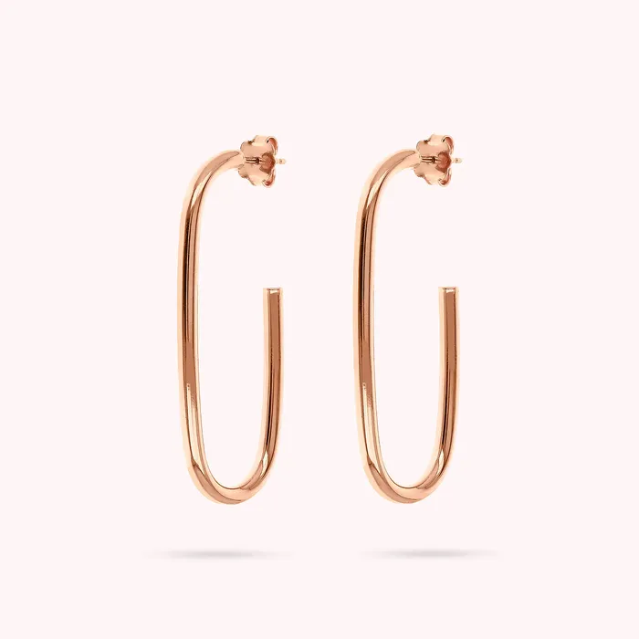 Orecchini Pendenti Ovali Bronzallure Earrings