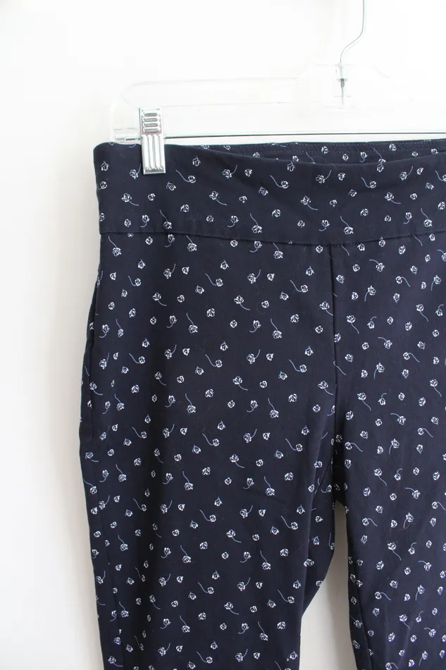 Orvis Rings Orvis Navy White Floral Pants 6