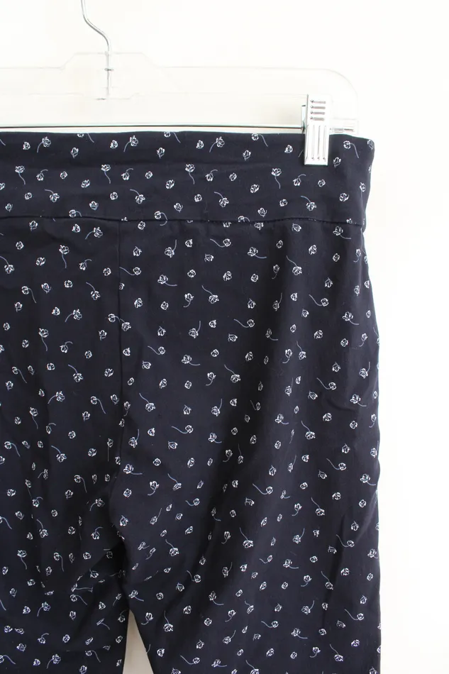 Orvis Rings Orvis Navy White Floral Pants 6