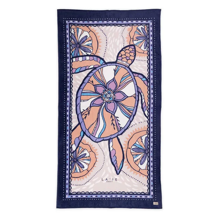 Pacific Creations Sea Turtle Cotton Beach Towel TANKSTREAM Earrings