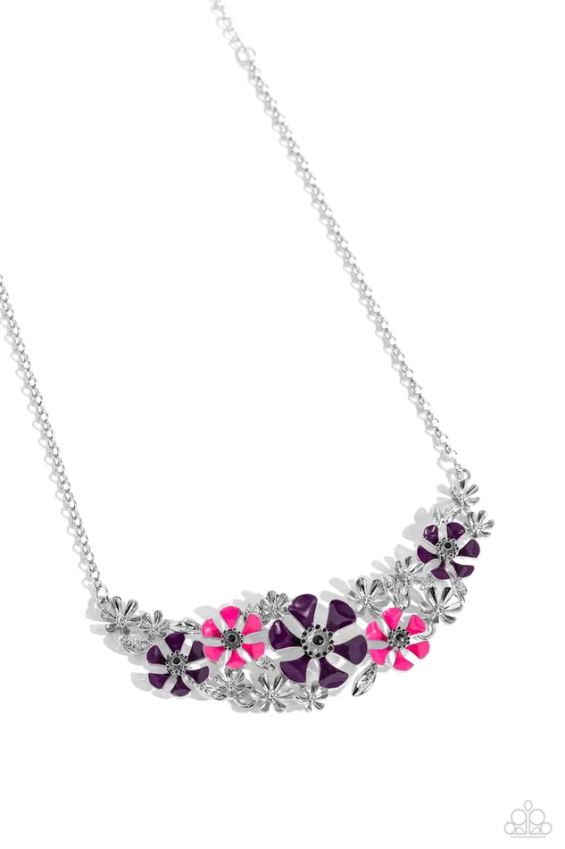 Paparazzi Accessories Earrings Blooming Practice Purple