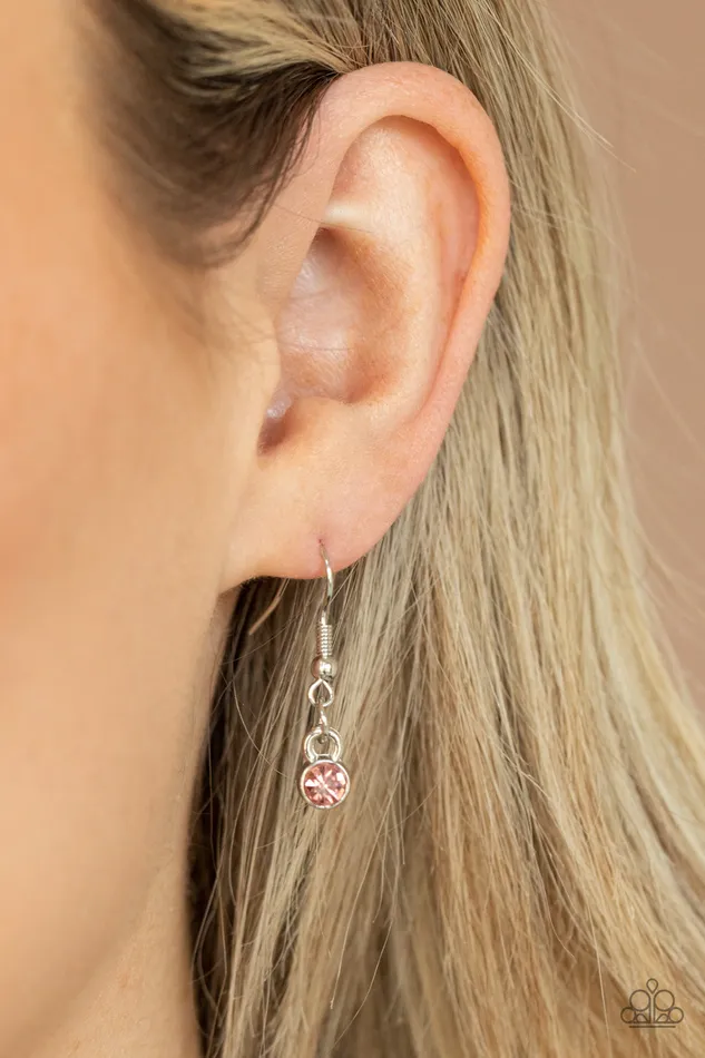 Paparazzi Accessories Earrings Fairytale Meadow Pink