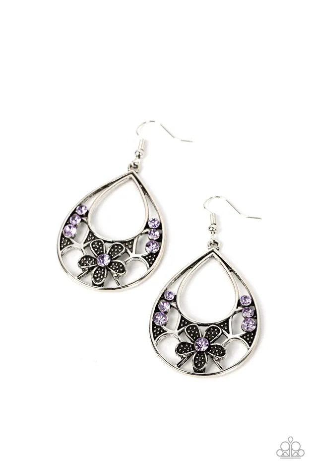 Paparazzi Accessories Earrings Meadow Marvel Purple