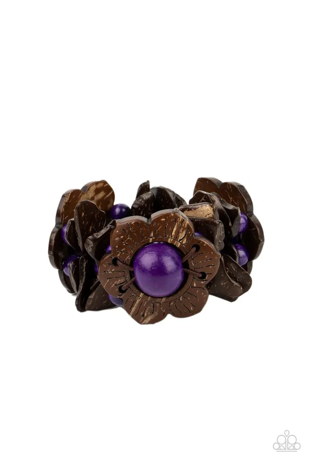 Paparazzi Accessories Earrings Mediterranean Mangrove Purple