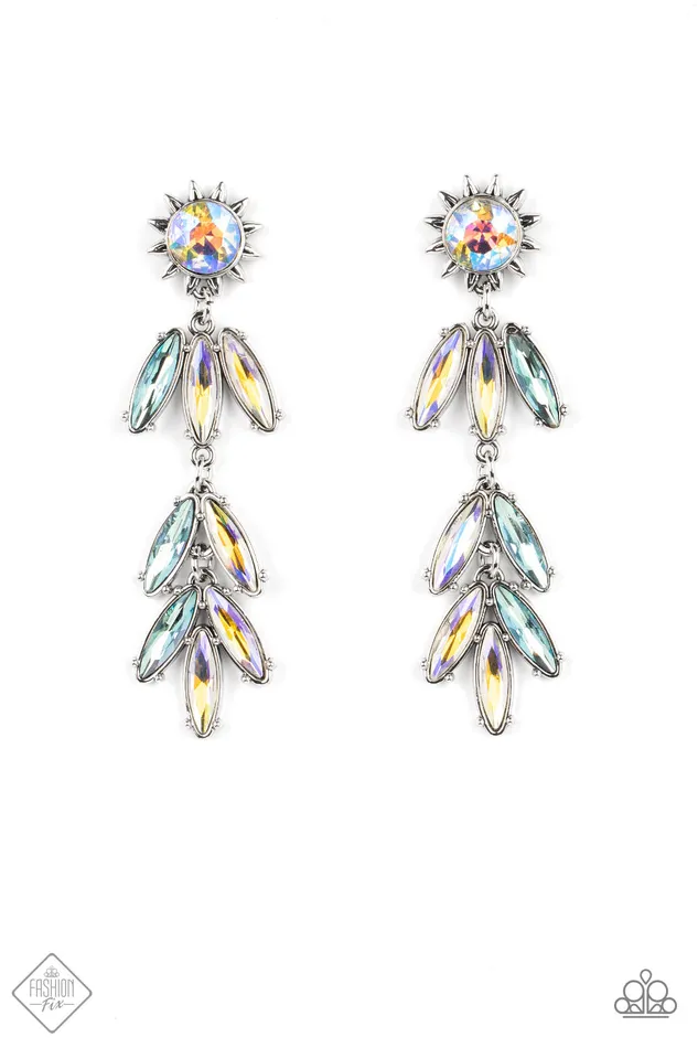 Paparazzi Accessories Earrings Space Age Sparkle Multi
